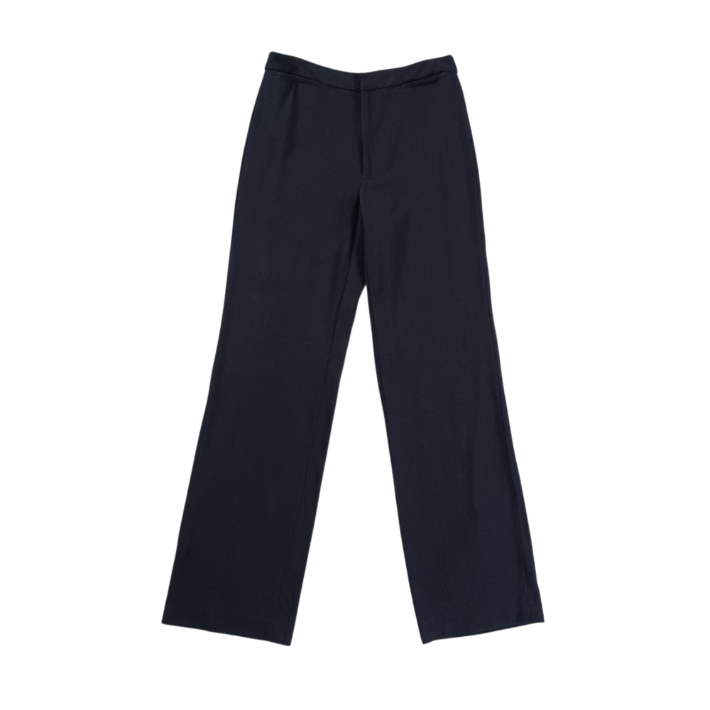 Mexx Womens Wool Blend Dress Pants Trousers Straight Leg Black Career Size 12 14